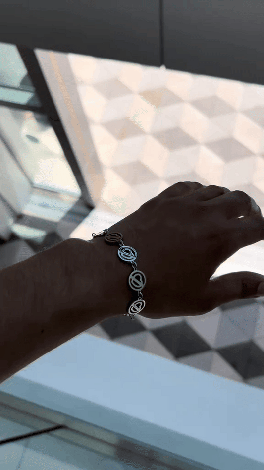 NO TE ENAMORES BRACELET (14K WHITE GOLD LIFETIME WARRANTY)