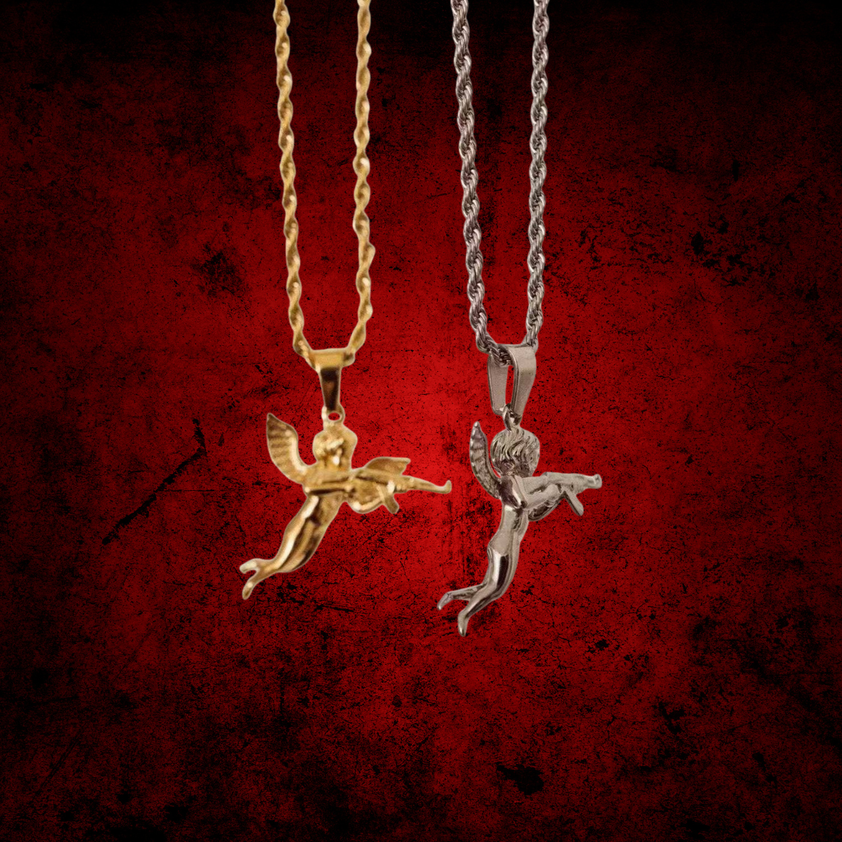 Angelito De Mi Guardia (Waterproof+ Lifetime Guarantee) + 14K Gold Plating.